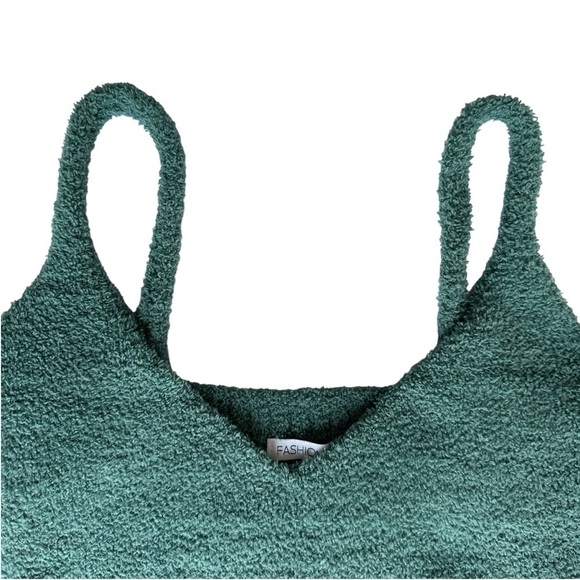 Teal Knit Crop Top and Pants Set | Fashion Nova - Picture 6 of 16